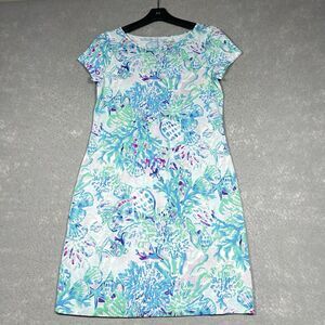 Lilly Pulitzer Dress Womens Size Small Blue Marlowe Dress Amethyst Tiny Craysea